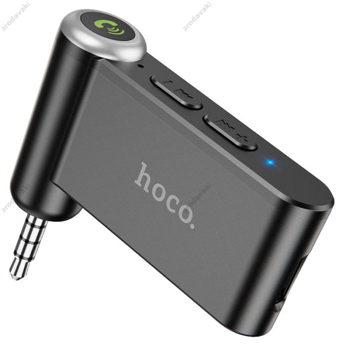 Автомобільний Bluetooth адаптер Hoco E58 Dawn sound AUX MP3 WAV BT 5.0 авто магнітоли Black