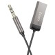 Автомобільний Bluetooth адаптер Hoco E78 Benefit car AUX BT receiver with cable BT5.3 1.2m Black