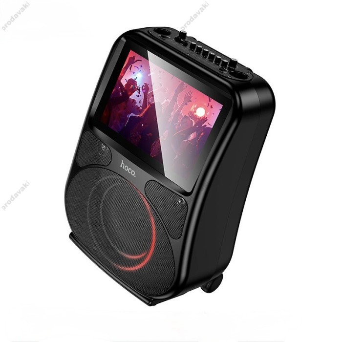 Портативна колонка Bluetooth HOCO DS71 RGB outdoor karaoke 60W Black