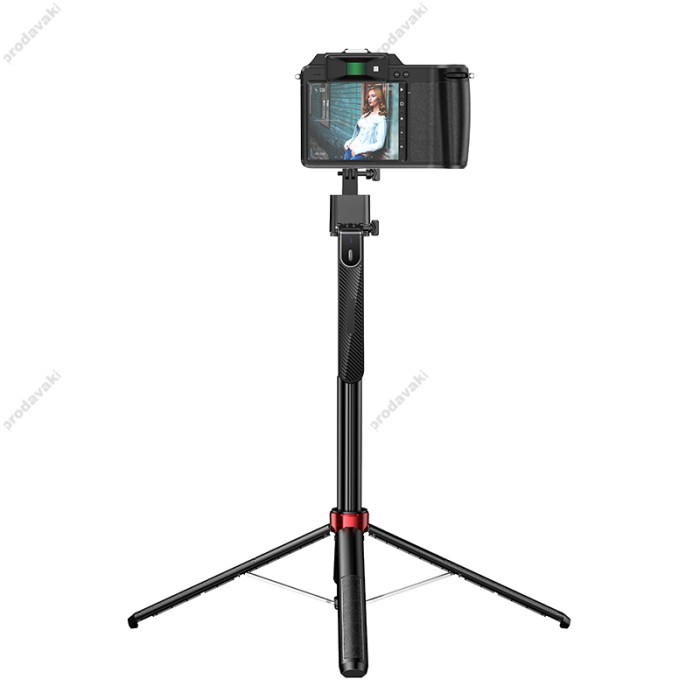 Монопод-трипод HOCO DYY04 Star smart face tracking AI gimbal 1.8m Black