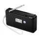 Портативний радіоприймач HOCO HI50 Portable radio AM/FM USB/TF/BT5.3 5W Black