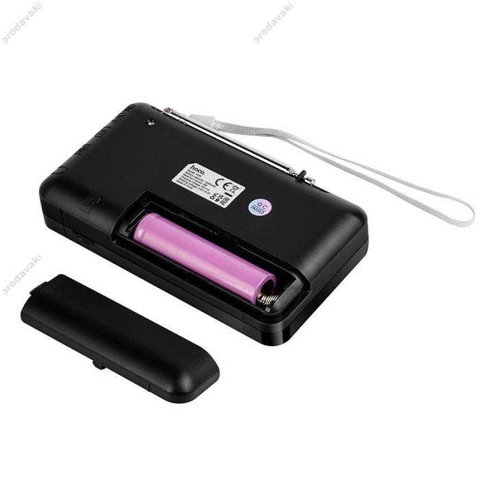Портативний радіоприймач HOCO HI50 Portable radio AM/FM USB/TF/BT5.3 5W Black