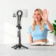 Монопод-трипод HOCO K27 Pro Magic portable mini live broadcast stand 0.48m Black