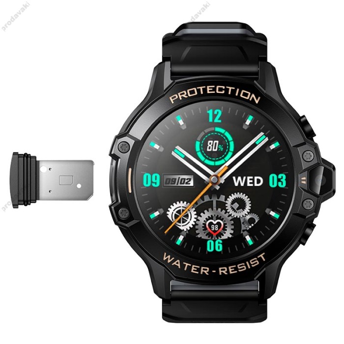 Дитячий смарт-годинник HOCO Y107 4G Call WiFi/GPS/LBS positionning Black