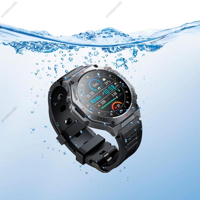 Смарт-годинник HOCO Y37 AMOLED GPS call version Black