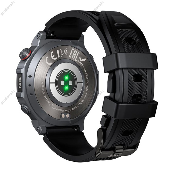 Смарт-годинник HOCO Y37 AMOLED GPS call version Black