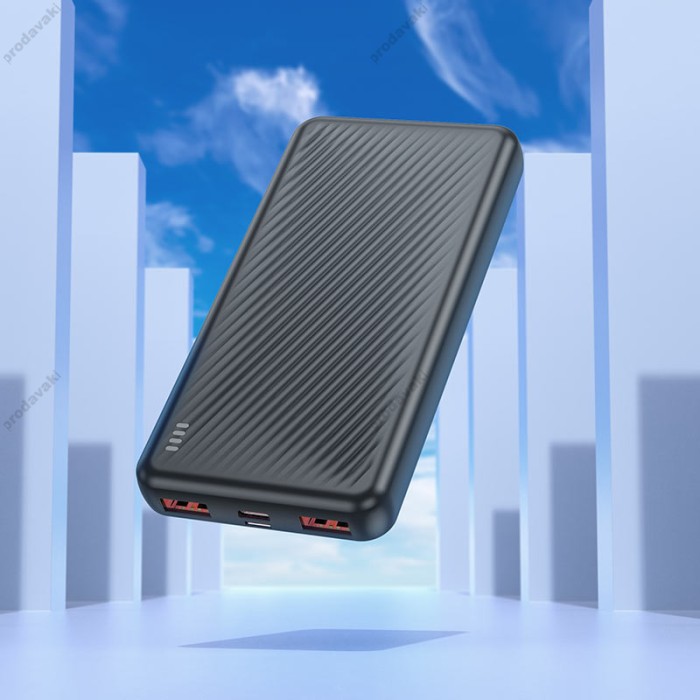 Повербанк портативний акумулятор Power bank BOROFONE BJ56 Graceful 22.5W+PD20W 10000 mAh Black