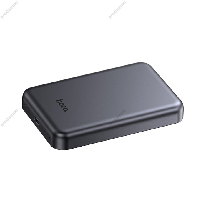 Повербанк портативний акумулятор Power bank Hoco J160 magnetic 5000 mAh Metal Gray
