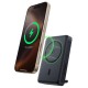 Повербанк портативний акумулятор Power bank Baseus Nomos Qi2 Kickstand Magnetic Type-C Cable 10000 mAh 45W Black P10078800123-00
