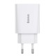 Мережевий зарядний пристрій Baseus Speed Mini Quick Charger 20W White CCFS-SN02