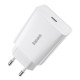 Мережевий зарядний пристрій Baseus Speed Mini Quick Charger 20W White CCFS-SN02