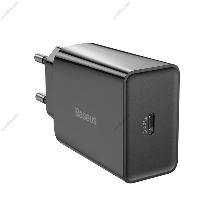 Мережевий зарядний пристрій Baseus Speed Mini Quick Charger 20W Black CCFS-SN01