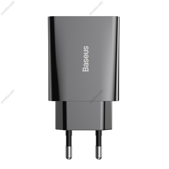 Мережевий зарядний пристрій Baseus Speed Mini Quick Charger 20W Black CCFS-SN01