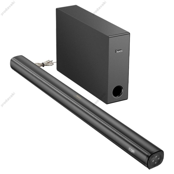 Портативна колонка Bluetooth Саундбар HOCO HS1 Prestige home theater speaker 80W Black