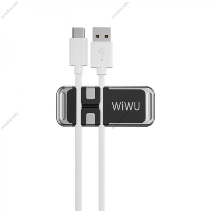 Органайзер для кабеля WIWU CH011 Car Data Cable Organizer Magnetic Bracket Black