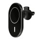 Автомобільний тримач із бездротовою зарядкою Wiwu CH-306 MagSafe Wireless Charger Car mount 15W Black