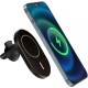 Автомобільний тримач із бездротовою зарядкою Wiwu CH-306 MagSafe Wireless Charger Car mount 15W Black