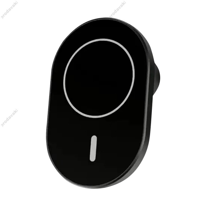 Автомобільний тримач із бездротовою зарядкою Wiwu CH-306 MagSafe Wireless Charger Car mount 15W Black