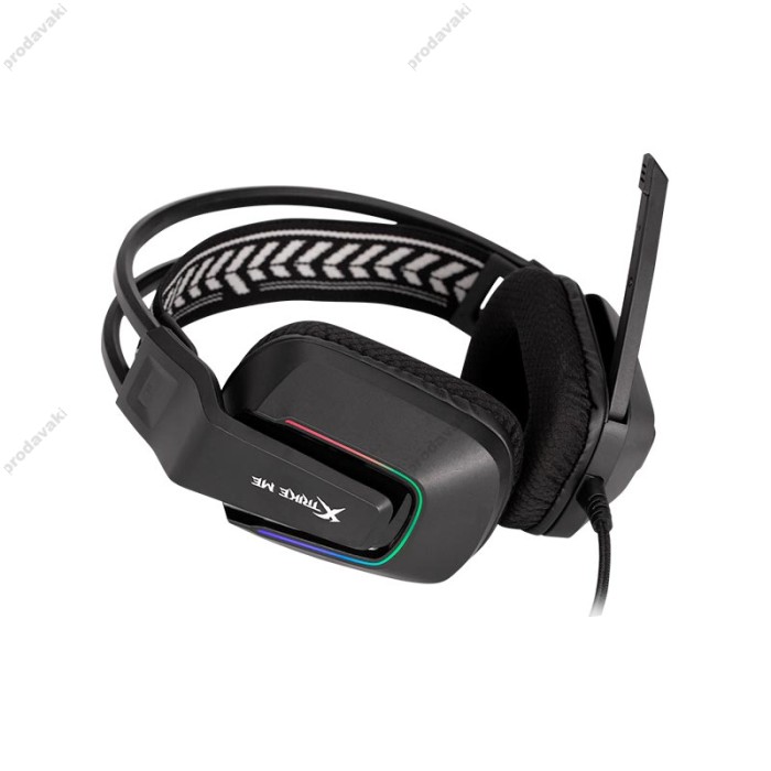 Дротові навушники XTRIKE ME GH-712 wired headset RGB Black