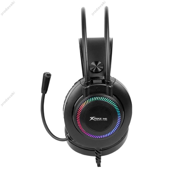 Дротові навушники XTRIKE ME GH-509 Gaming Backlight headset RGB Black