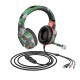 Дротові навушники HOCO ESD08 Gaming LED Headphones Hi-Res Camouflage-Green