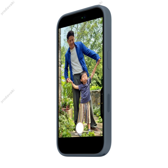 Чохол Silicone with MagSafe для iPhone 17 Anchor blue
