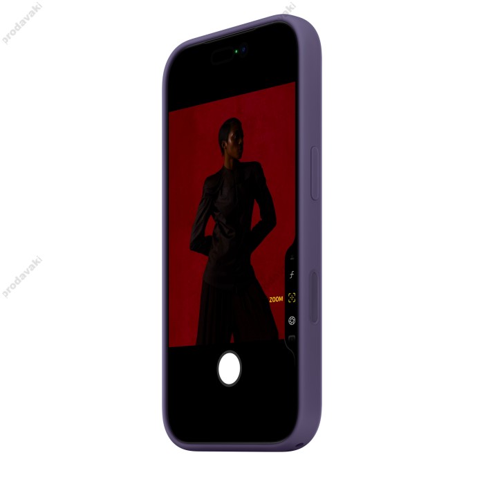 Чохол Silicone with MagSafe для iPhone 17 Pro Max Purple fog