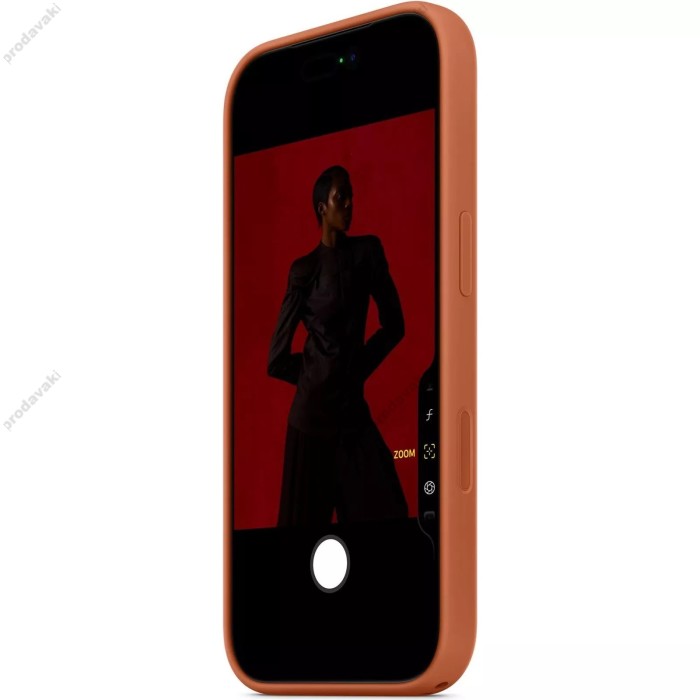 Чохол Silicone with MagSafe для iPhone 17 Terra cotta