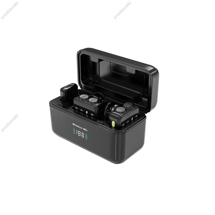 Бездротовий мікрофон для телефону Wiwu Wi-WM005 Type-C - Lightning  з кейсом заряджання