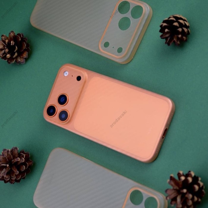 Карбоновий чохол K-Doo Air Carbon для iPhone 18 Pro Max Titanium grey