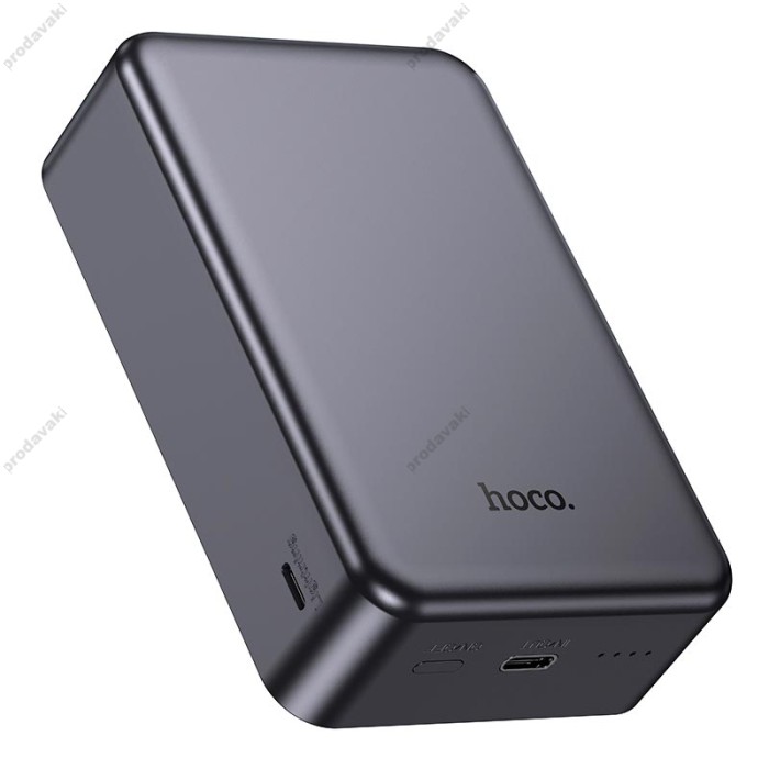 Повербанк портативний акумулятор Power bank Hoco J160B MagSafe magnetic PD 20W 20000 mAh Grey