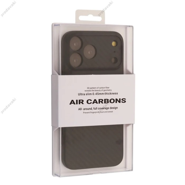 Карбоновий чохол K-Doo Air Carbon для iPhone 17 Black