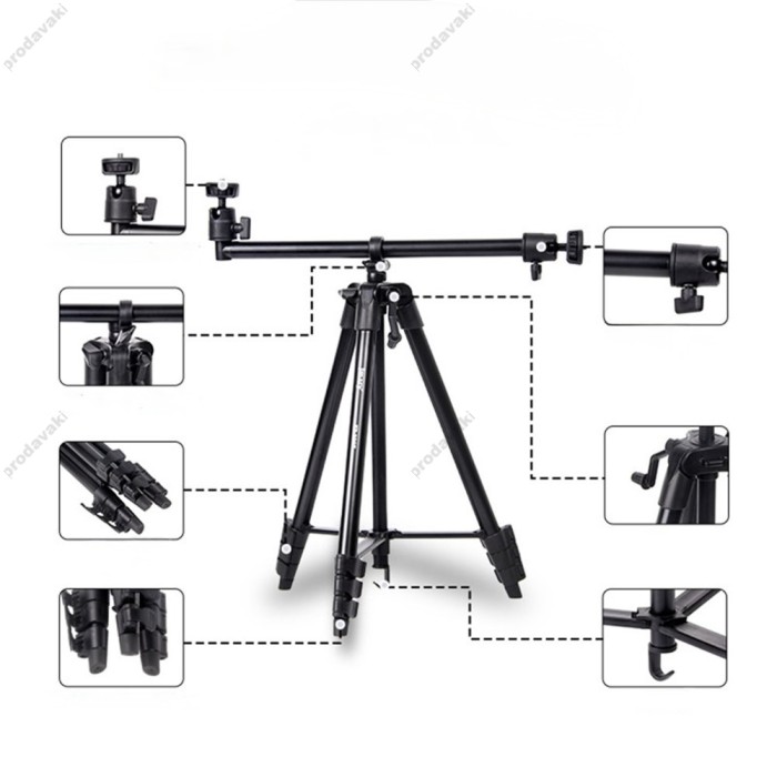 Штатив-трипод Tripod Stand Multifunctional Jmary KP-2207 ¼ 1.33m