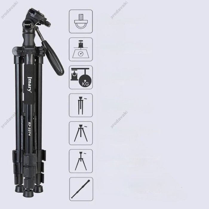 Штатив-трипод Tripod Stand Multifunctional Jmary KP-2274 ¼ 1.67m
