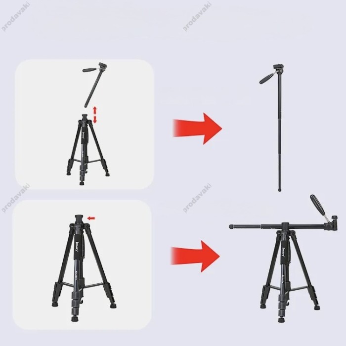 Штатив-трипод Tripod Stand Multifunctional Jmary KP-2274 ¼ 1.67m