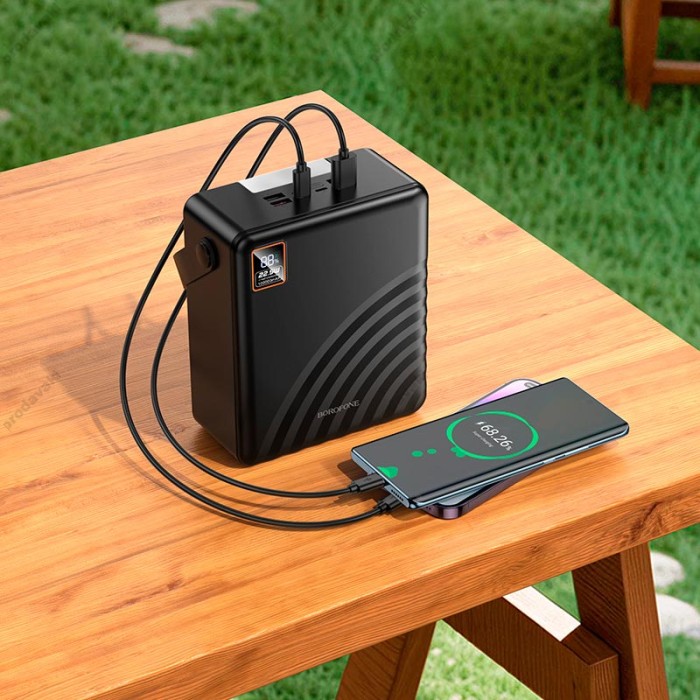 Повербанк портативний акумулятор Power bank BOROFONE BJ85 Myriad 22.5W fully compatible 100 000mAh Black