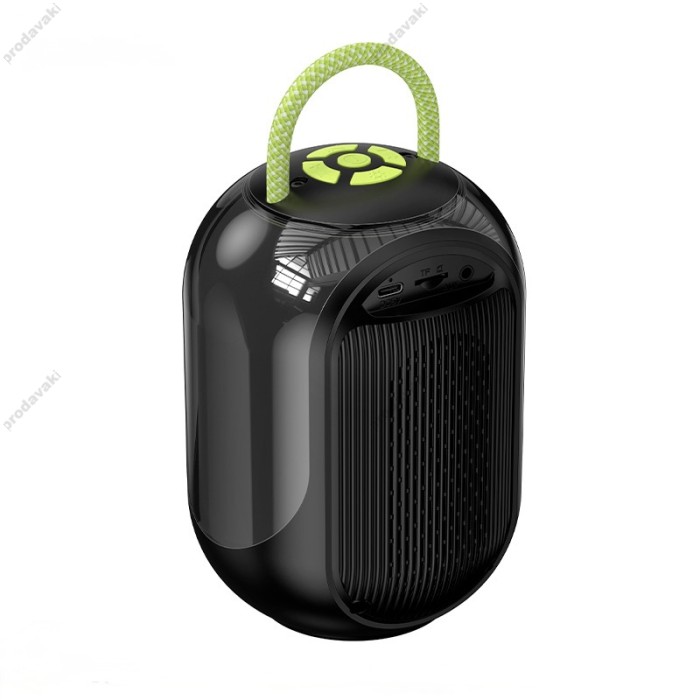 Портативна колонка Bluetooth HOCO DS68 Cool RGB BT speaker with 2 microphones 10W Black