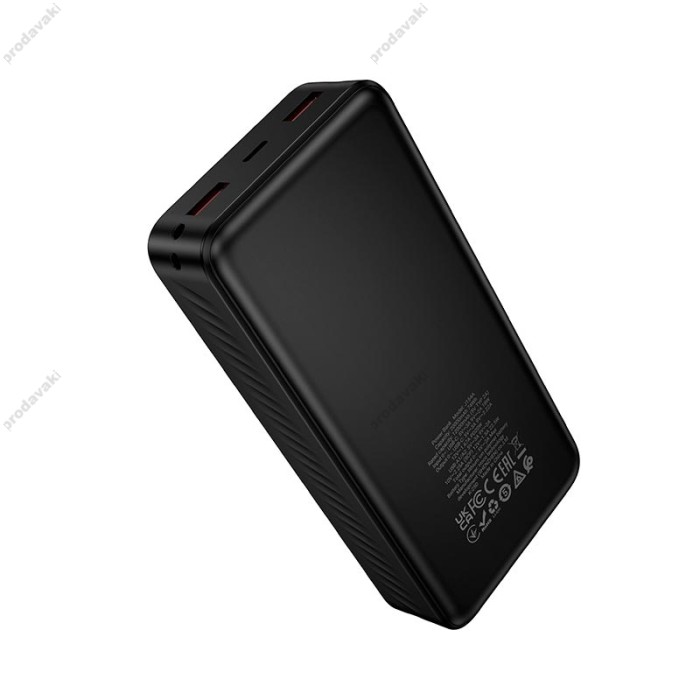 Повербанк портативний акумулятор Power bank Hoco J154A Victorious 22.5W 20000 mAh Black