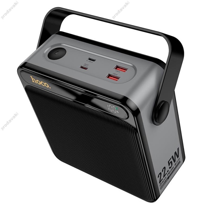 Повербанк портативний акумулятор Power bank Hoco J161 PD 22.5W fully compatible 80000mAh Black