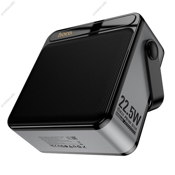 Повербанк портативний акумулятор Power bank Hoco J161 PD 22.5W fully compatible 80000mAh Black