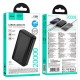 Повербанк портативний акумулятор Power bank Hoco J165A Honey fully compatible power 2A 20000 mAh Black