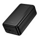 Повербанк портативний акумулятор Power bank Hoco J165B Honey fully compatible 22.5W 30000 mAh Black