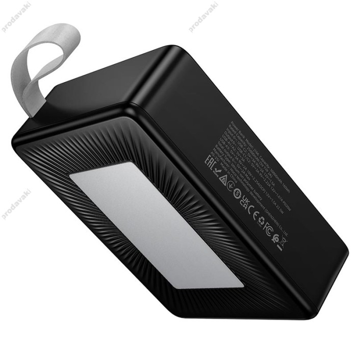 Повербанк портативний акумулятор Power bank Hoco J166 Carretera 22.5W 50000 mAh Black