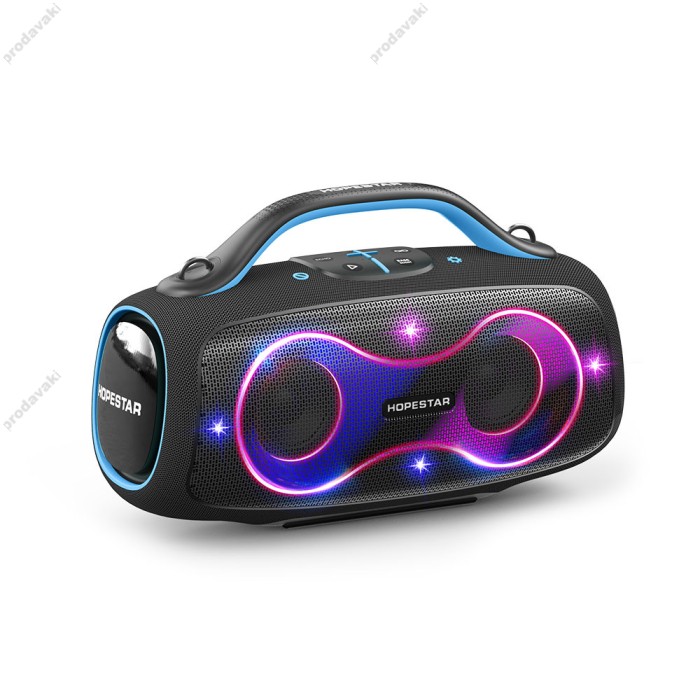 Портативна колонка Bluetooth Hopestar Party Box 168 400W Black