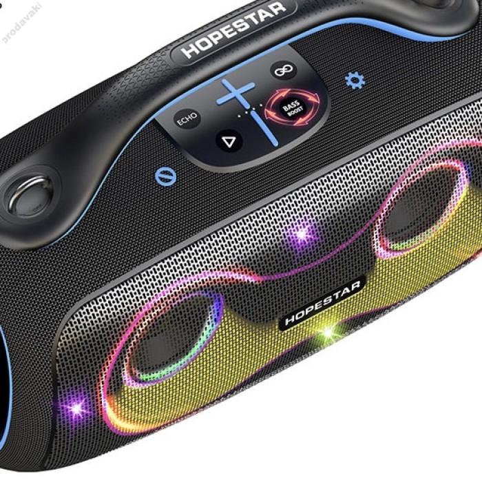 Портативна колонка Bluetooth Hopestar Party Box 168 400W Black