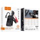 Пусковий зарядний пристрій бустер-компресор Hoco QS6 Clever Intelligent air pump with emergency 800A 8000 mAh Black