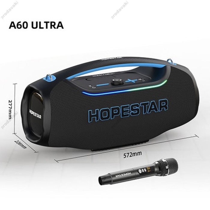 Портативна колонка Bluetooth Hopestar A60 ULTRA 450W Black