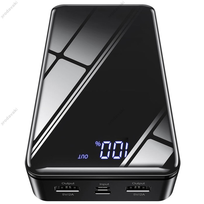 Повербанк портативний акумулятор Power bank BOROFONE BJ8 Extreme 30000 mAh black