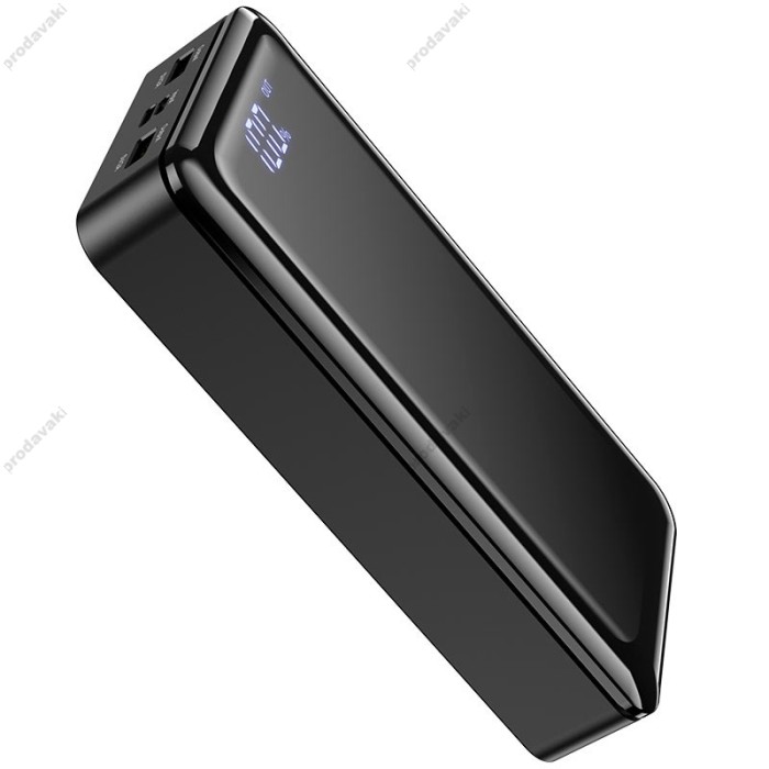 Повербанк портативний акумулятор Power bank BOROFONE BJ8 Extreme 30000 mAh black