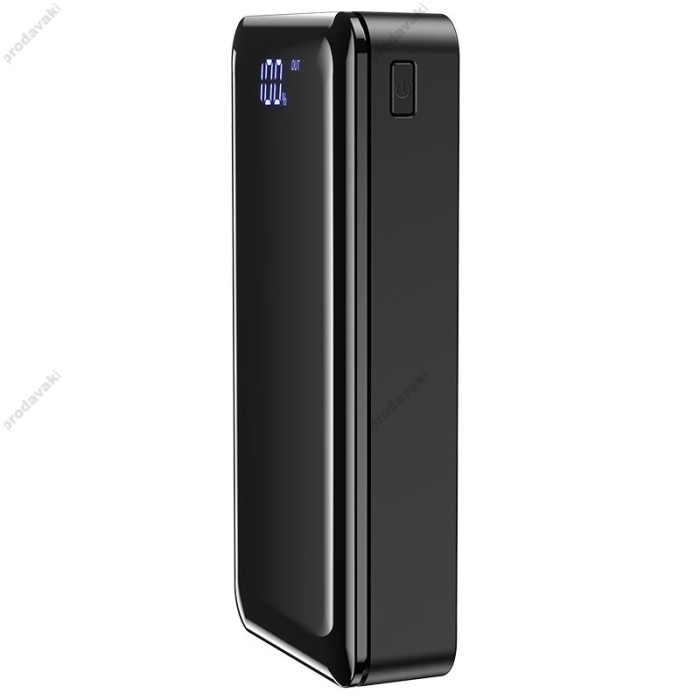 Повербанк портативний акумулятор Power bank BOROFONE BJ8 Extreme 30000 mAh black